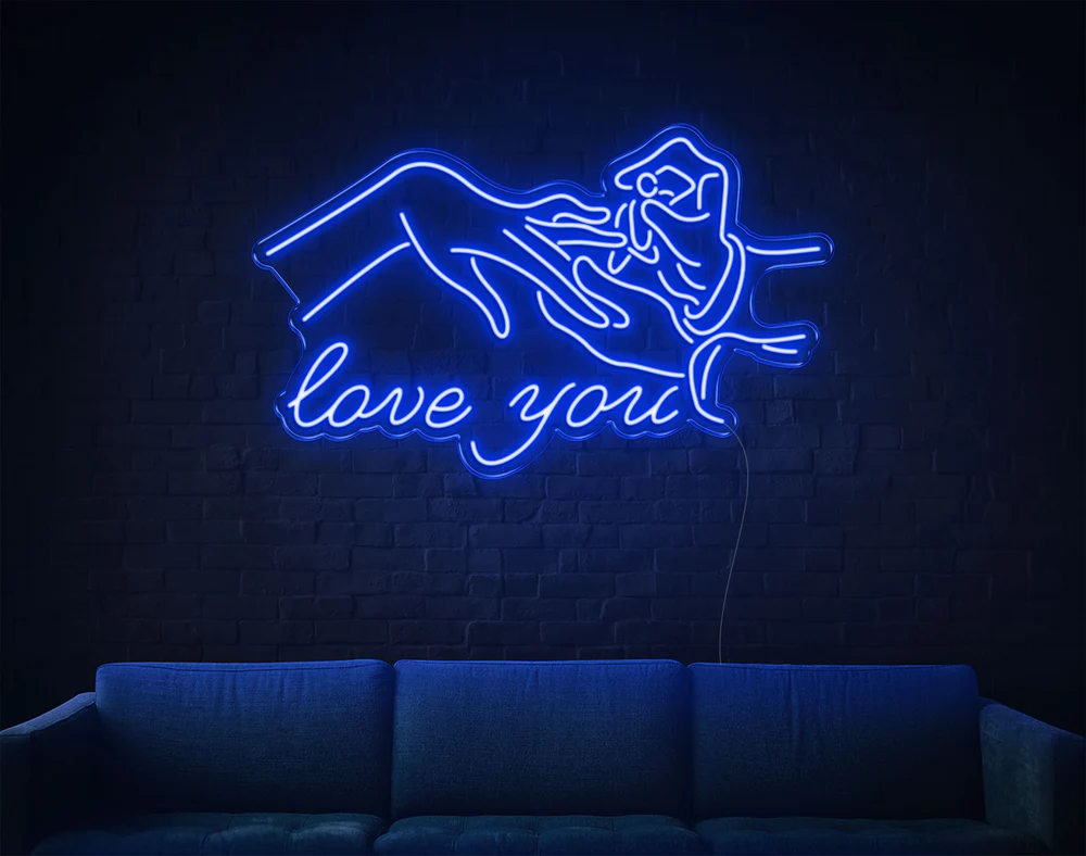 LED neónový nápis Love You Engage
