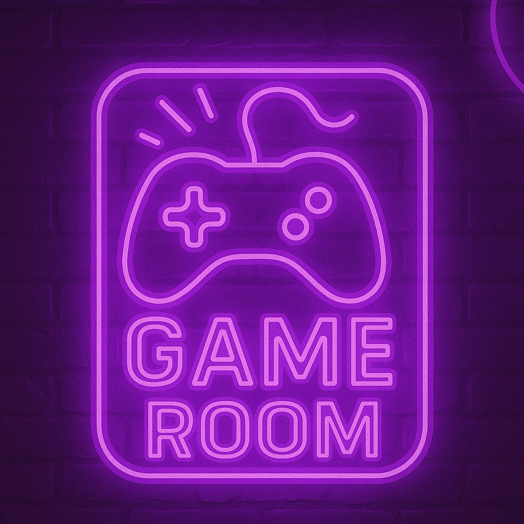 Led nápis game room – Obrázok 6