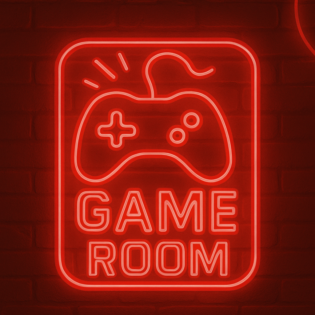 Led nápis game room – Obrázok 3