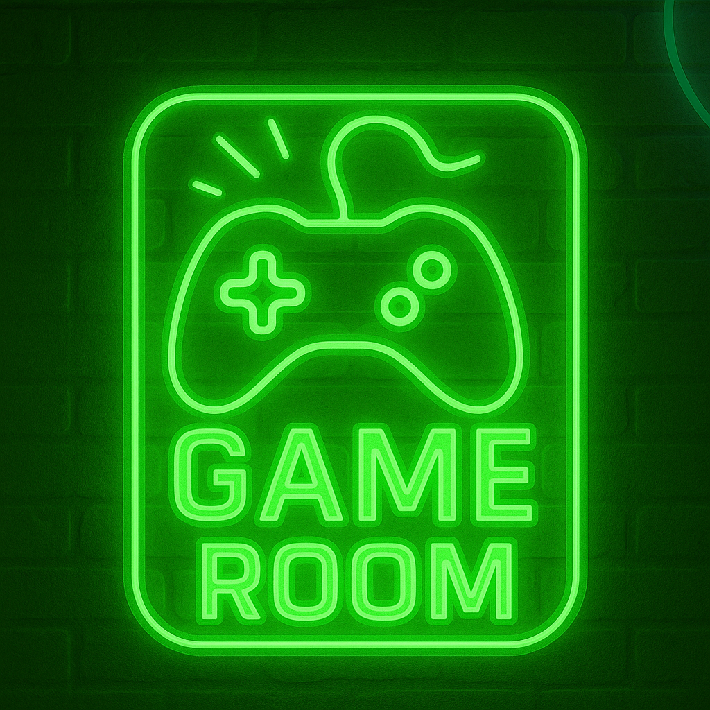 Led nápis game room – Obrázok 2