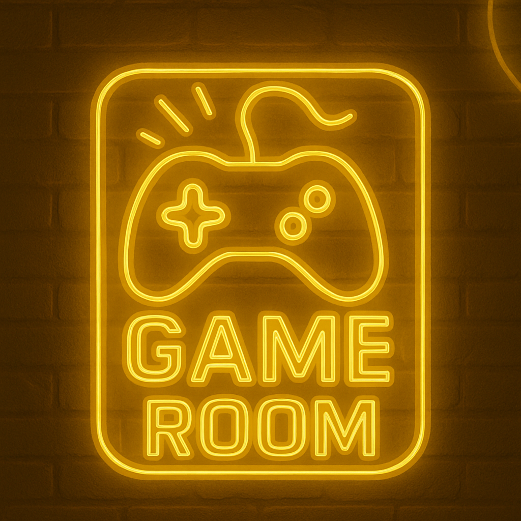 Led nápis game room – Obrázok 4