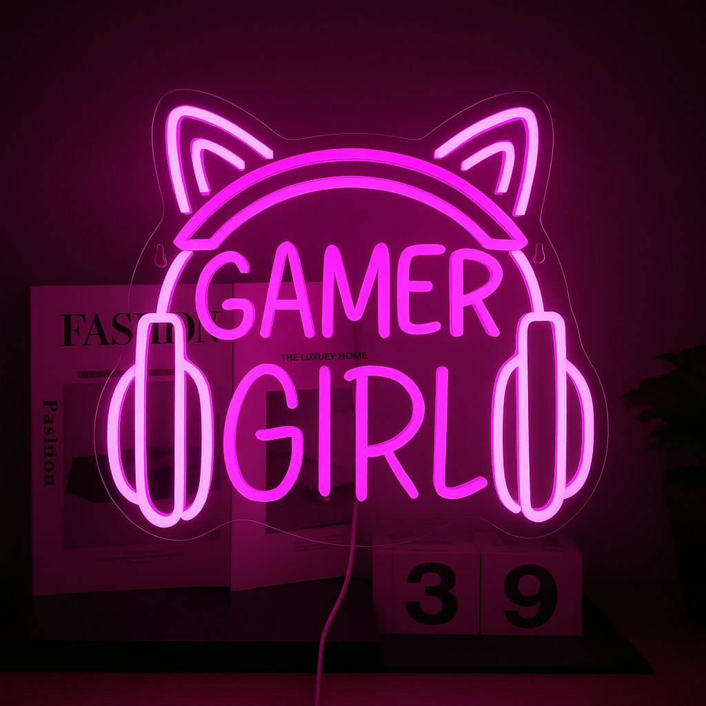 Led nápis gamer girl – Obrázok 7