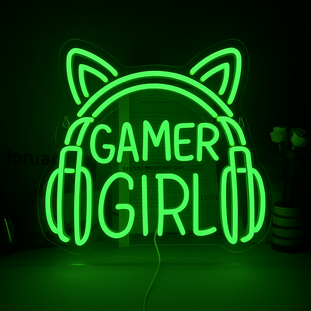Led nápis gamer girl – Obrázok 2