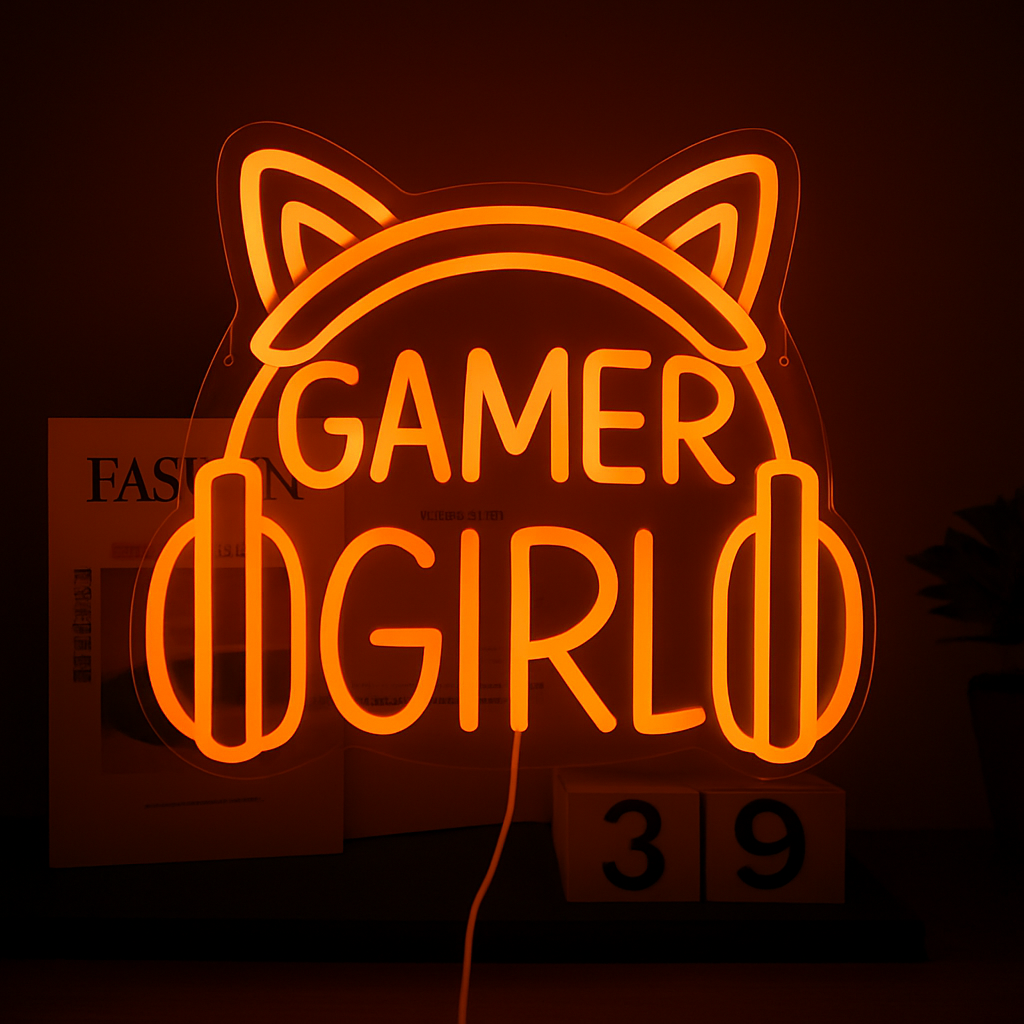 Led nápis gamer girl – Obrázok 5