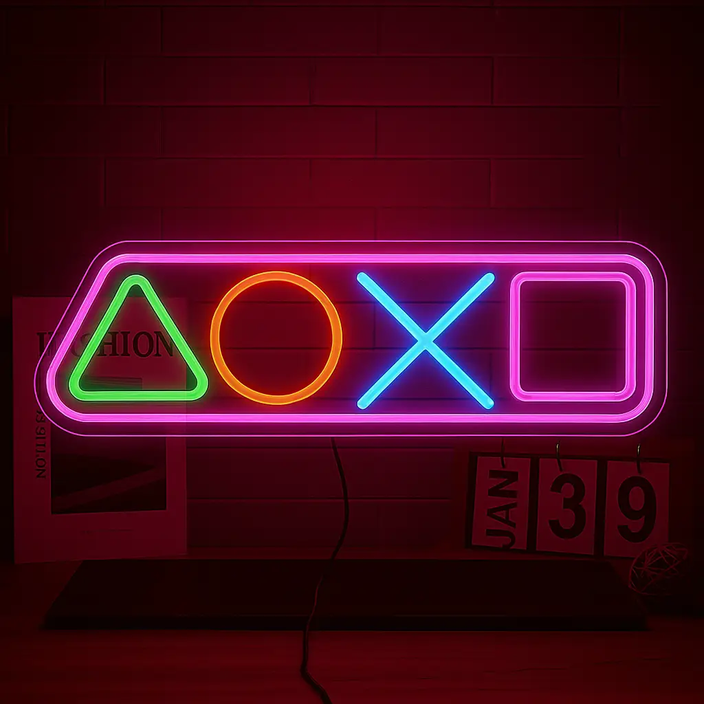 Led PlayStation symboli