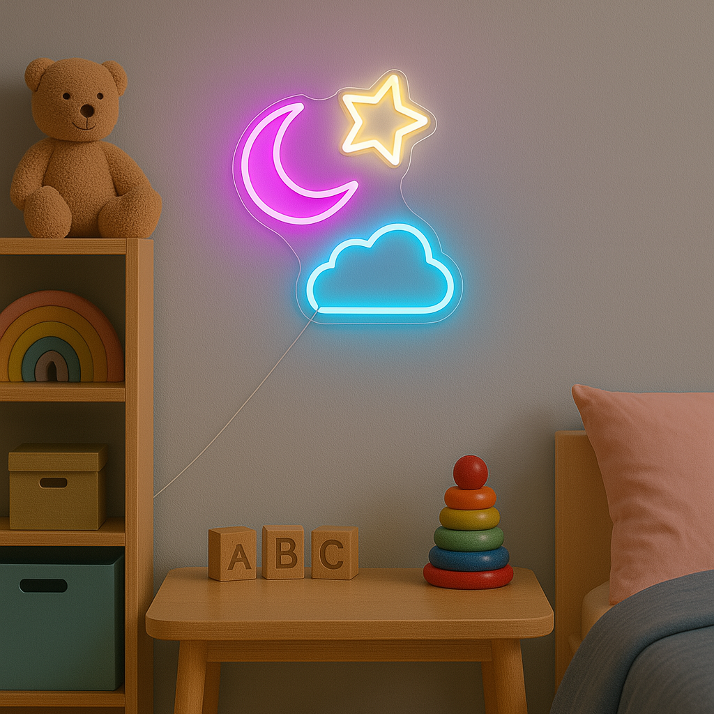 Led detská nočna obloha